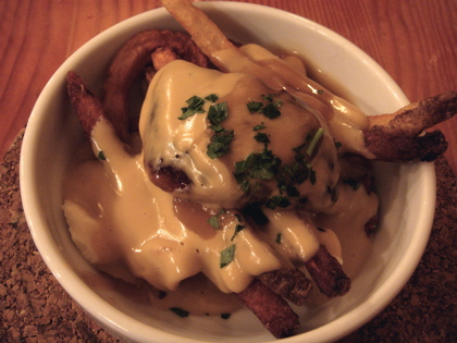 poutine2 More Poutine, a small portion, Au Pied de Cochon, Montréal