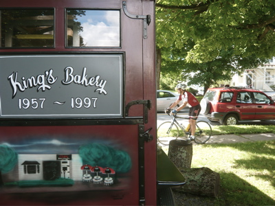 king'sbakerybiker King's Bakery, Cambridge, NY
