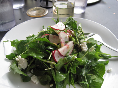 zoescompressedradishes Restaurant Zoe's compressed radish salad
