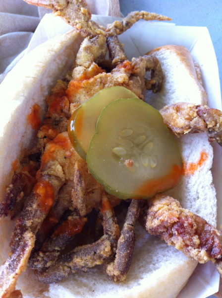 Softshell Crab Po-Boy
