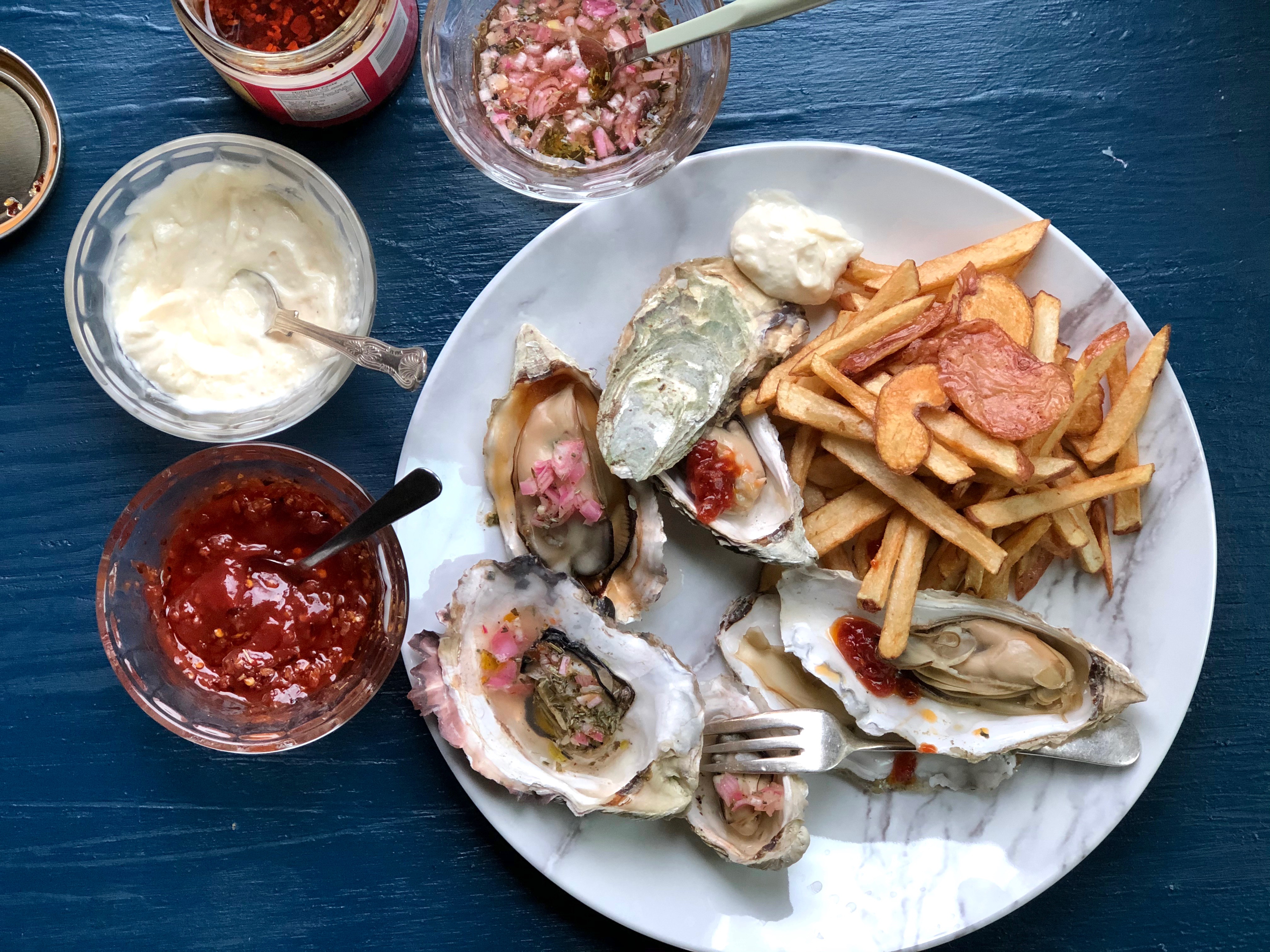Featured image for “Steamed Oysters and Fries”