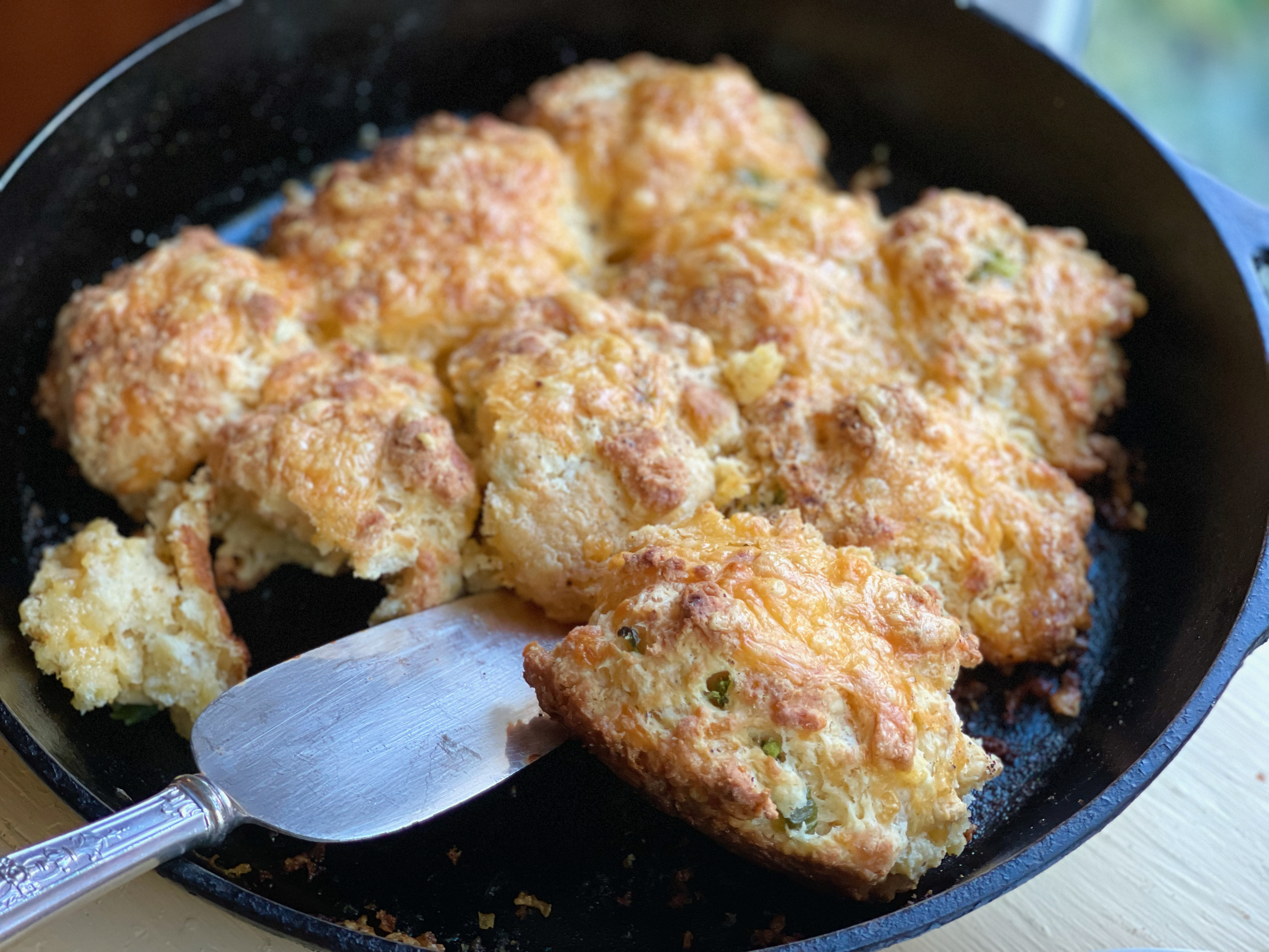 Featured image for “Drop Biscuits with Cheddar and Jalapeño”